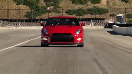 Тест на Nissan Gt - R 