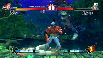 Streetfighteriv Ryu vs El Fuerte 2 част