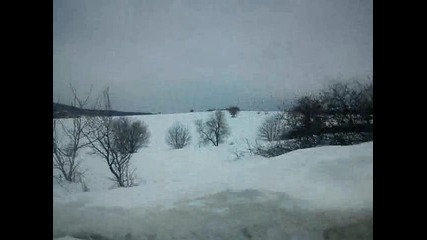 Пътя Змеево - Борилово 20.02.2012г.