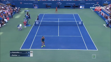 Us Open 2015 Victoria Azarenka vs Angelique Kerber Highlights