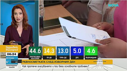 Равносметката след изборния ден