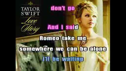 Taylor Swift Love Story [karaoke Instrumental]