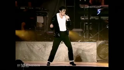 Майкъл Джексън изпълнява - Billie Jean на концерт в Копенхаген 