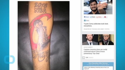 Cavaliers Fan Stuck With NBA Championship Tattoo