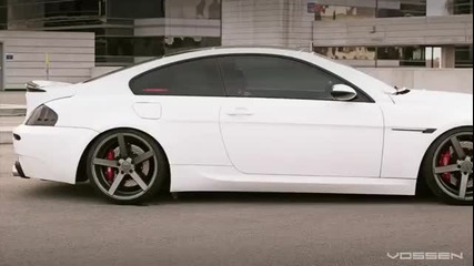 Bmw 645 on 20" Vossen Vvs-cv3 Concave Wheels / Rims