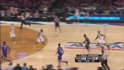 Супер пас на John Wall и супер завършак на Blake Griffin в мача на Новобранците срещу батковците 