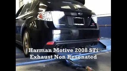 Harman Motive 2008 Impreza Wrx Sti Exhaust