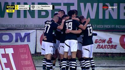 Cherno More with a Spectacular Goal vs. Botev Vratsa