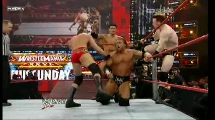 Legacy & Sheamus vs. The Game Triple H & Randy Orton - Monday Night Raw - 22.03.10