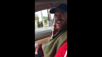 Tyson Fury( Gypsy King ) sings Tom Jones - She's a Lady