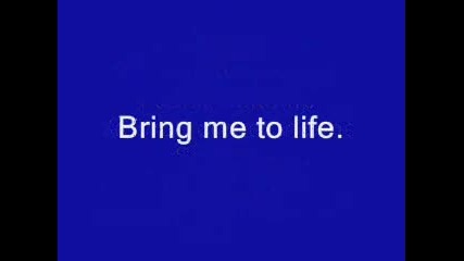 Evanescence - Bring me to life by Avroraxj