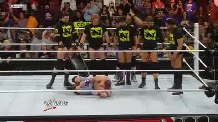 Wwe Raw - Wade Barrett Rehires John Cena (hd) 