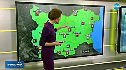 Прогноза за времето (04.10.2017 - сутрешна)