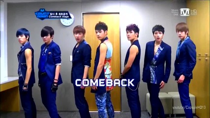 Infinite & Beak Ji Young - Coming up next ~ M Countdown (17.05.2012)