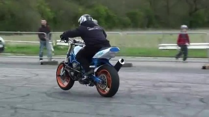 Street Bike Stunts at X-fest 2012 - Santa Pod Raceway