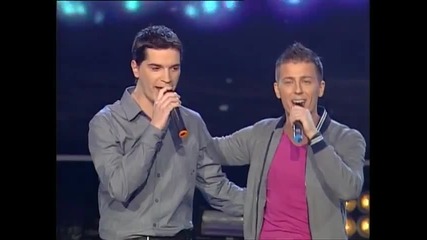 Milan Dincic Dinca i Nikola Nesic - Digni me pao sam ( Zvezde Granda 2011/2012 )