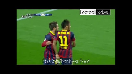 Барселона - Атлетико Мадрид 1:1, Неймар (71)