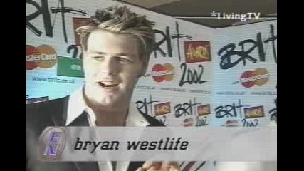 Westlife And Blue - British Awards 2002