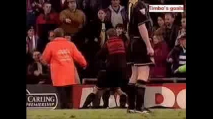 Funny Football Moments and Painful Injuries