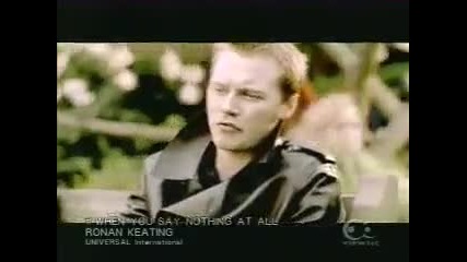 Ronan Keating - When you say nothing at all 