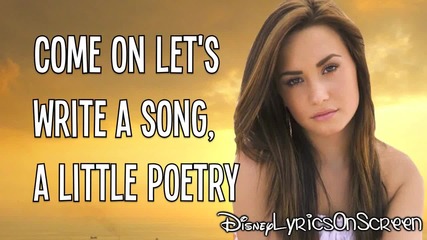 Demi Lovato - Work of Art (lyrics Video) Hd