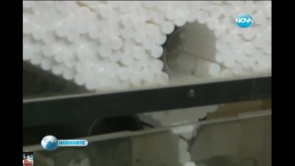Незаконен цех за цигари менте