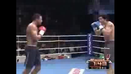 K1 World Gp 2008 Badr Hari Vs Hong Man Choi Seoul Part 1