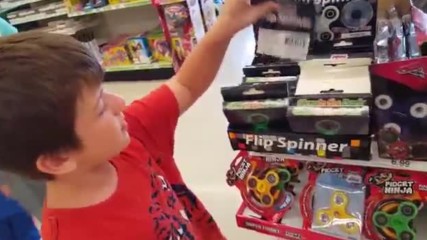 Oh Shiitake Mushrooms -kid Temper Tantrum Steals Van To Go Buy A Fidget Spinner At Toys R Us