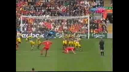 Liverpool - Parma Haman Free Kick Goal