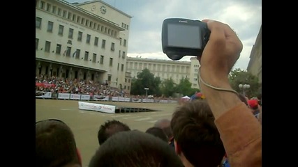 Себастиан Льоб в София 04.07.2010г. - първо излизане