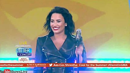Прекрасната! Demi Lovato - Cool for the Summer ( Live on Gma ) 2016