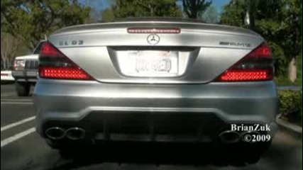 Mercedes Sl63 Amg Rev and Accelerate 
