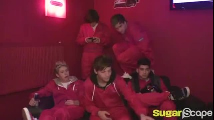 One Direction - Зад кадър на фотосесията за Mario Cart - Sugarscape