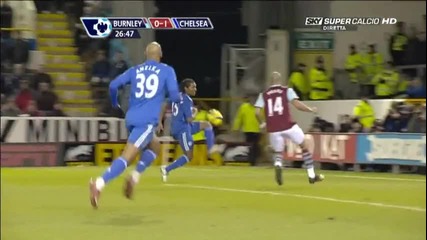 Burnley - Chelsea 0:1 - гол на Анелка