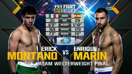 Erick Montano vs Enrique Marin (ufc Fight Night 78, 21.11.2015)