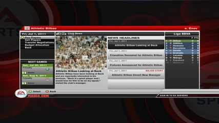 Fifa 12 Athletic Bilbao Manager Mod ep.1