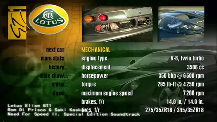 Need For Speed 2 Soundtrack Lotus Elise Gt1