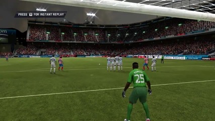 david villa-free kick fifa 13