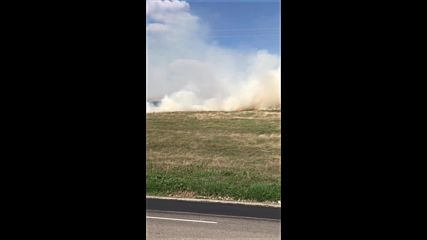 Пожар в Шуменско