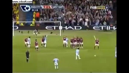 Мартин Петров Прекрасен Гол срещу West Ham !(hq)