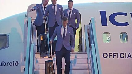 Russia: Iceland's team arrives in Russia ahead of WC