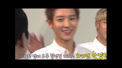 (bg subs)130925 Exo и Тейон ( Snsd ) - Интервю