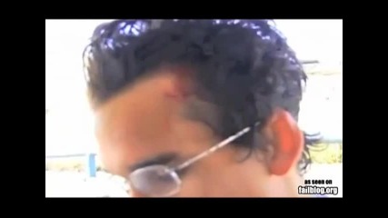 Double Skateboard Fail 