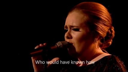 Adele - Someone like you (official Video Lyrics) Hd Live from Brit Awards 2011