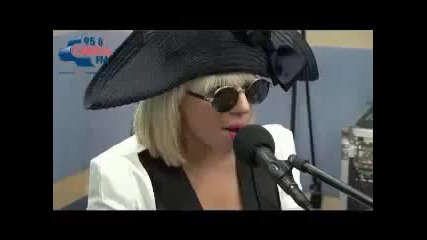 [hd] Lady Gaga - Paparazzi Acoustic Version (live @ 95.8 Capital Fm Radio)