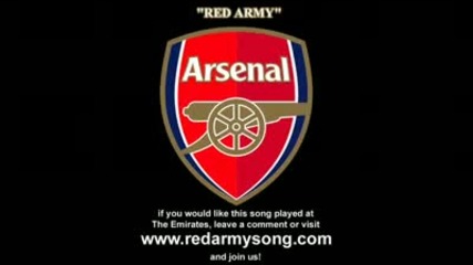 Arsenal song - red army