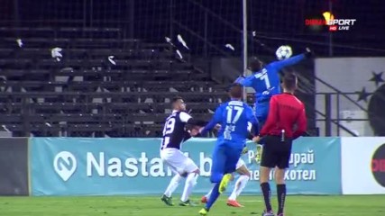 Правилно ли бе отменен гол на Верея срещу Локо Пд?