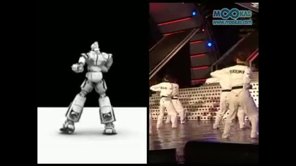 Robot Taekwon V vs the Real Deal