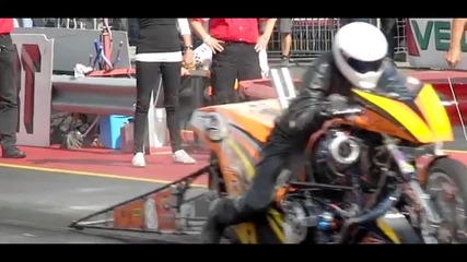 Top fuel bikes at Veidec Nitro Festival