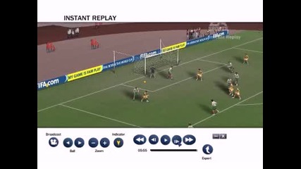 Fifa 08 - Красив гол със Румънския национал Dica